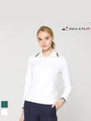 Women s wide collar zip up t shirt HD4WTS001 - HOLIC&PLAY - BALAAN 2