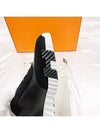 Bouncing Leather Low Top Sneakers Noir - HERMES - BALAAN 7