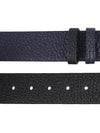 Reversible Gancini Leather Belt Black Navy - SALVATORE FERRAGAMO - BALAAN 5