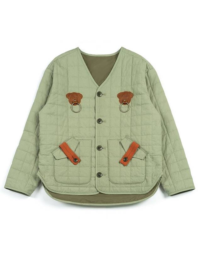 Welcome gate quilted jacket olive I5WJ03OV - IOEDLE - BALAAN 2