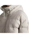 1A00058 595AZ 21D Women's GUERLEDAN Reversible Stone Beige Hooded Jacket - MONCLER - BALAAN 3