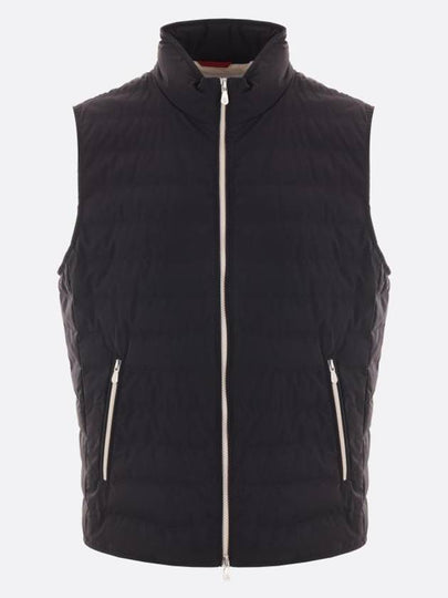 Zip-Up Down Vest Black - BRUNELLO CUCINELLI - BALAAN 2