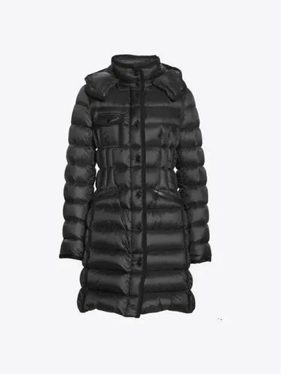 Hermine Hood Down Long Padding Black - MONCLER - BALAAN 2