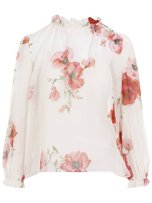 Lightburst Billow Blouse Cream - ZIMMERMANN - BALAAN 2