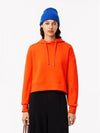 Active Crop Hoodie Orange - LACOSTE - BALAAN 2