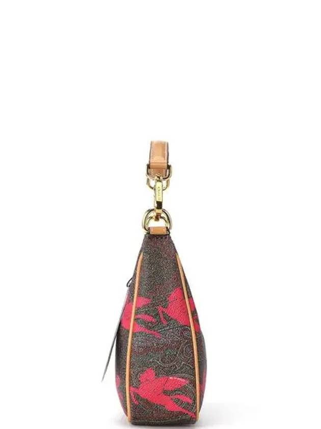 Stampa Pegasus Shoulder Bag Brown Red - ETRO - BALAAN 3