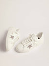 Pure Star Glitter Silver Low Top Sneakers White - GOLDEN GOOSE - BALAAN 6