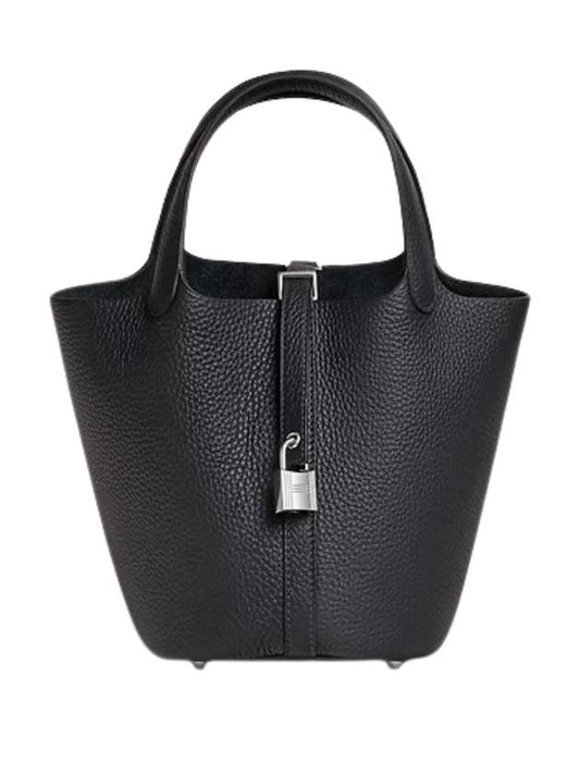 Picotin Lock 18 Tote Bag Noir - HERMES - BALAAN 2