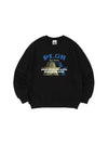 3 STARS SWEATSHIRTS BLACK - POLYGRAM - BALAAN 5