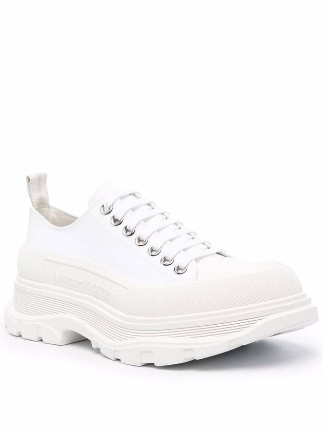 Tread Slick Low Top Sneakers White - ALEXANDER MCQUEEN - BALAAN 4