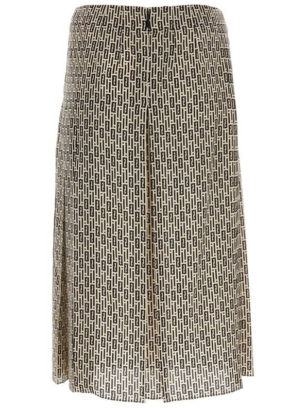 Midi Skirt FQ7532AWZA F0GME Printed - FENDI - BALAAN 3