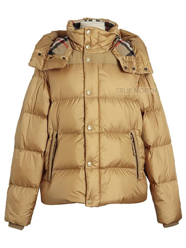 detachable sleeve hood padded beige - BURBERRY - BALAAN 2