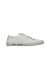 Women's Malibu Canvas Low Top Sneakers White - SAINT LAURENT - BALAAN 3