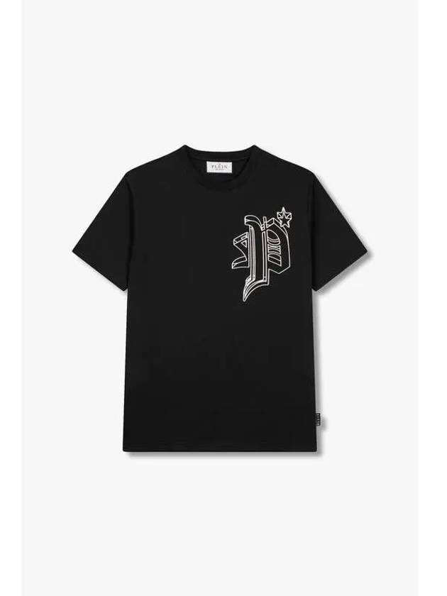 Men s Wireframe Logo T Shirt Black - PHILIPP PLEIN - BALAAN 1