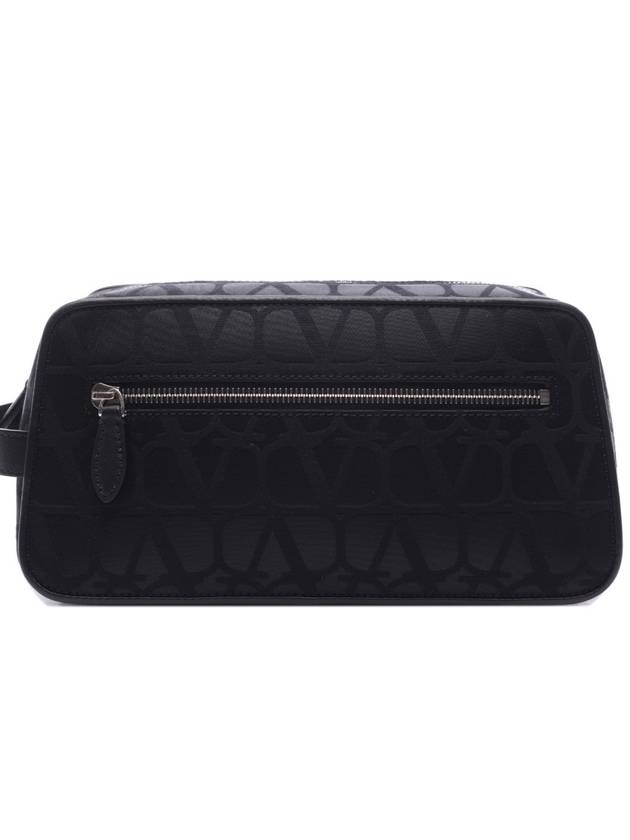 Toilet Econograph Clutch Bag Black - VALENTINO - BALAAN 3