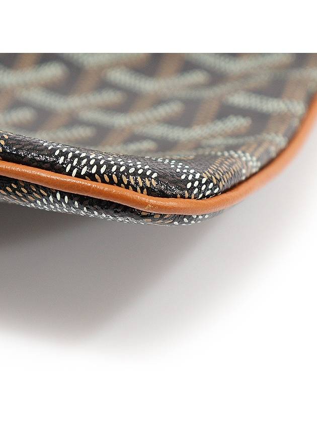 APMSENAT2 MM Black Tan Goyadin Canvas Senna Clutch - GOYARD - BALAAN 6