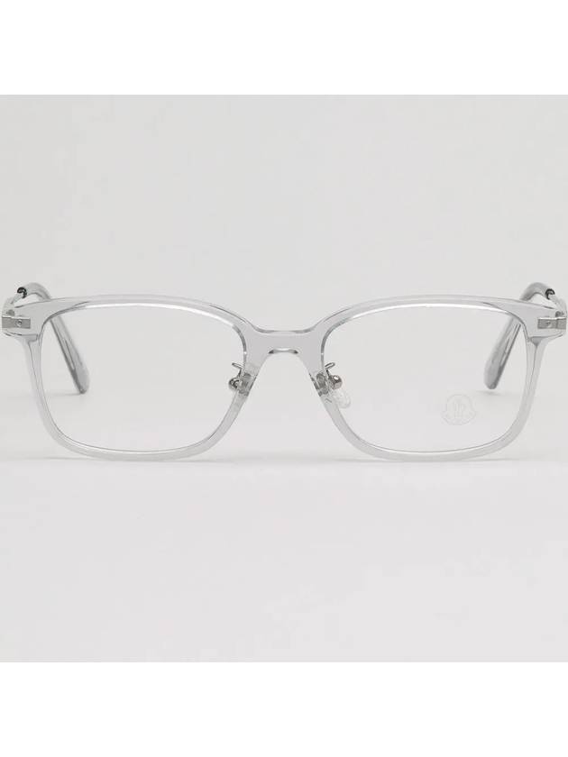 Glasses frame ML5160D 020 square simple transparent horn rim Asian fit - MONCLER - BALAAN 3