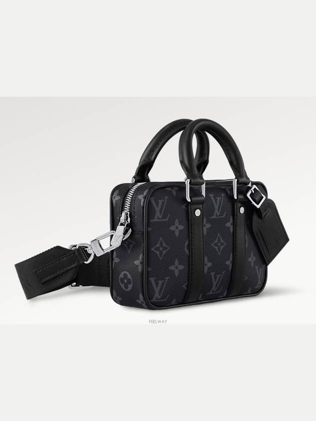 Men's Nano Porte Documents Voyage Brief Case Black - LOUIS VUITTON - BALAAN 8