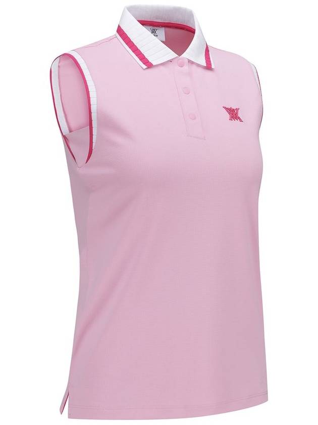 WOMEN KINT COLLAR SLEEVELESSLP - ANEWGOLF - BALAAN 4