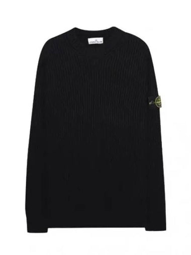 crewneck ribbed sweater - STONE ISLAND - BALAAN 1