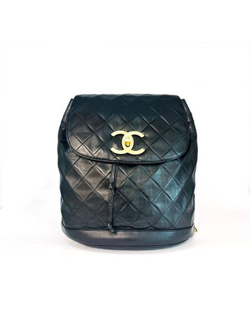 Lambskin backpack black - CHANEL - BALAAN 1