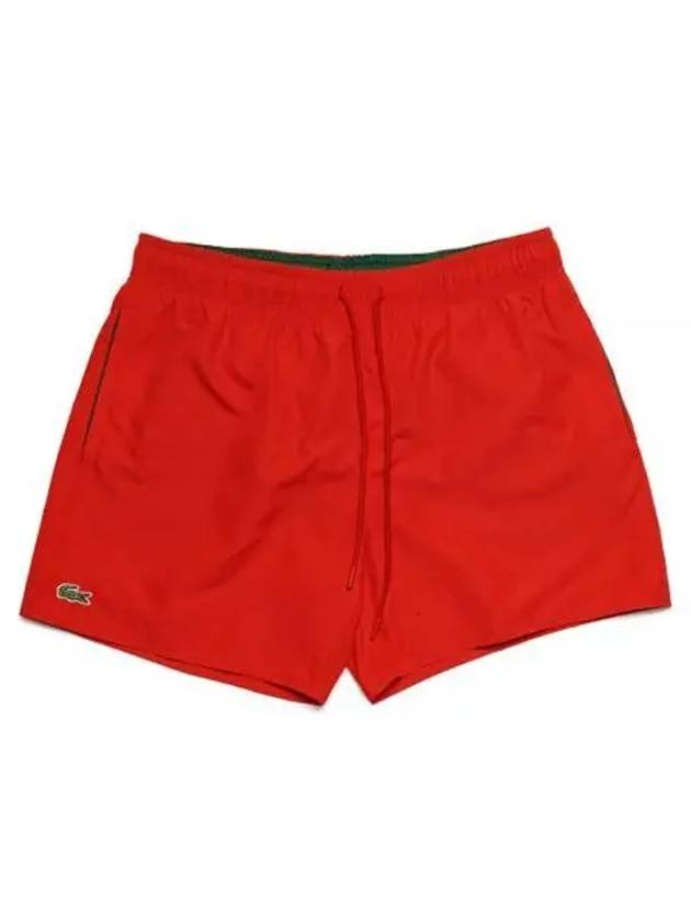 Men's Light Quick Dry Swim Shorts Red - LACOSTE - BALAAN 2