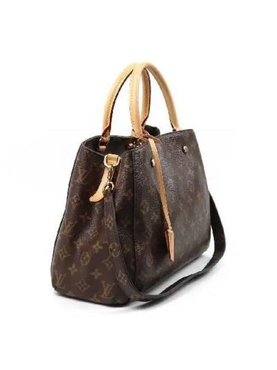 M41056 Monogram Canvas Montaigne MM Tote Bag and Shoulder - LOUIS VUITTON - BALAAN 2