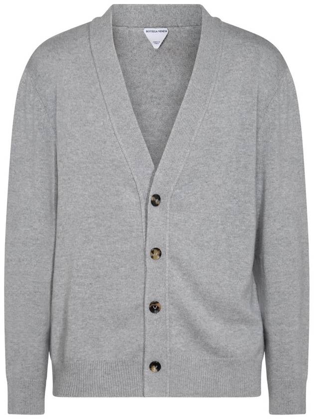 Classic Cashmere Cardigan Grey - BOTTEGA VENETA - BALAAN 2