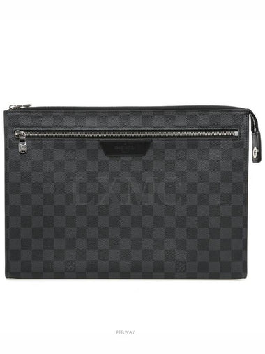 Damier Graphite Pochette 24H Clutch Bag N40481 - LOUIS VUITTON - BALAAN 1