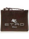 Etro Logo Paisley Clutch Bag Brown - ETRO - BALAAN 2