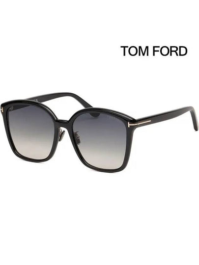 Eyewear Horn Rim Square Over Sunglasses Black - TOM FORD - BALAAN 2