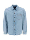 Victorio Denim Oversized Long Sleeve Shirt Blue - A.P.C. - BALAAN 2