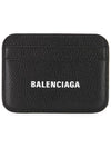 Cash Logo 2 Fold Card Wallet Black - BALENCIAGA - BALAAN 2