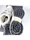 Fabric Laminated Low Top Sneakers Silver - CHANEL - BALAAN 7