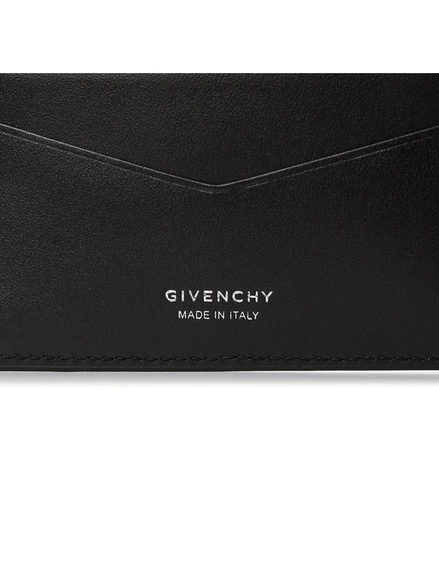 4G Calfskin Leather Half Wallet Black - GIVENCHY - BALAAN 9