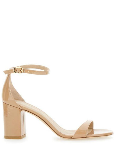 'Nudistarc' Pink Sandals With High Block Heel In Leather Woman - STUART WEITZMAN - BALAAN 1