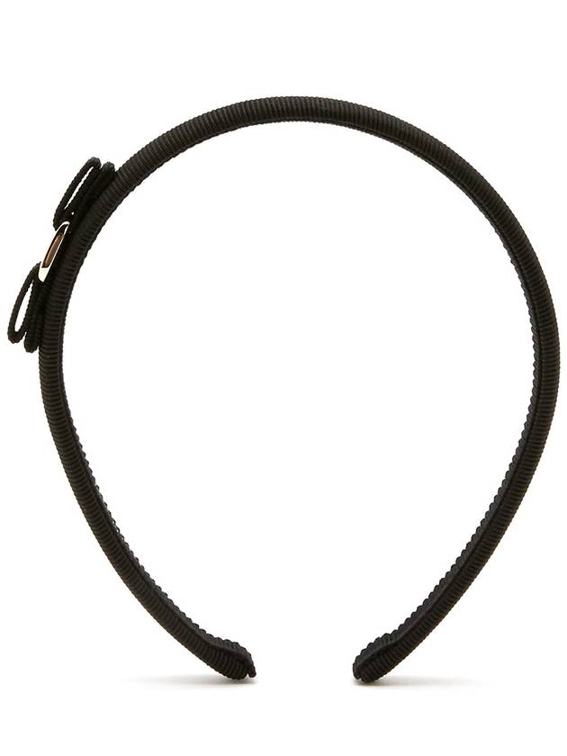 Vara Bow Hairband Black - SALVATORE FERRAGAMO - BALAAN 3