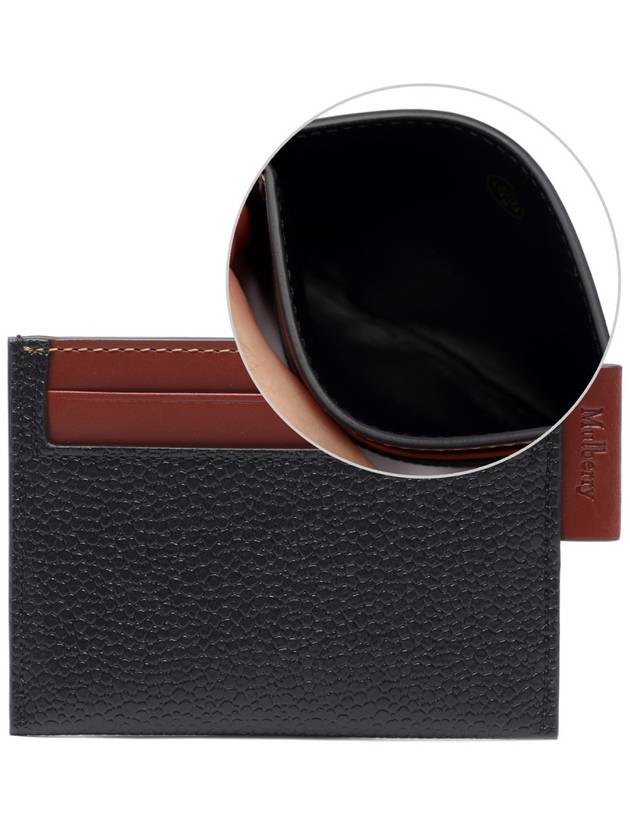 Heritage Logo Tag Leather Card Wallet Black - MULBERRY - BALAAN 2