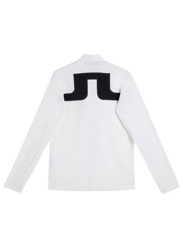 Men's Jeff Hybrid Zip-Up Jacket White - J.LINDEBERG - BALAAN 3