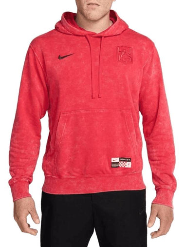 Liverpool FC Club 3rd Football French Terry Pullover Hoodie M University Red Black FZ4135 679 - NIKE - BALAAN 1