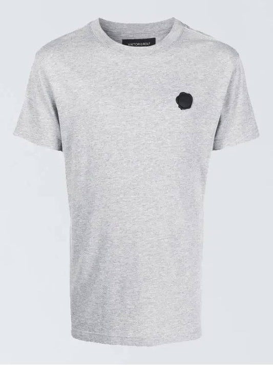 Men's Rubber Patch Gray T-shirt MJ059 31 55122 - VIKTOR&ROLF - BALAAN 2