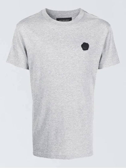 Men s Rubber Patch Gray T shirt MJ059 31 55122 - VIKTOR&ROLF - BALAAN 2