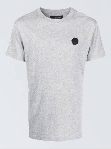 Men's Rubber Patch Gray Tshirt MJ059 31 55122 - VIKTOR&ROLF - BALAAN 1