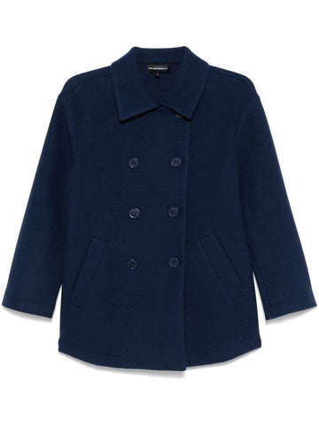 Emporio Armani Coats Blue - EMPORIO ARMANI - BALAAN 1