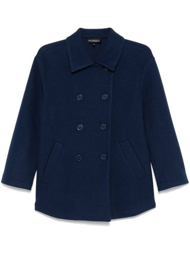 Emporio Armani Coats Blue - EMPORIO ARMANI - BALAAN 1