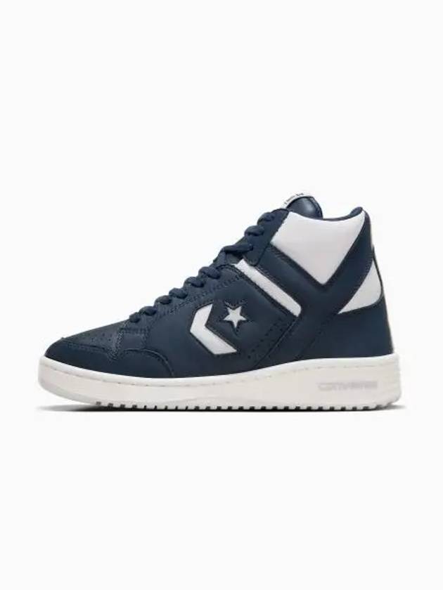 Weapon Leather High Top Sneakers Obsidian - CONVERSE - BALAAN 1