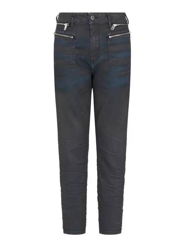 Women s Zipper Point Washed Coated Jeans D EIFAULT NE Black - DIESEL - BALAAN 1