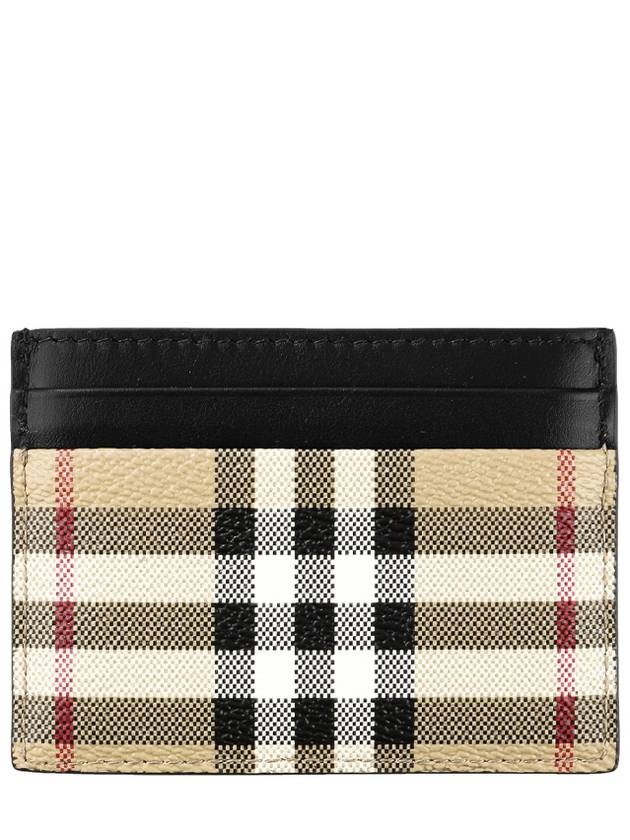 Vintage Check Card Wallet Beige - BURBERRY - BALAAN 2