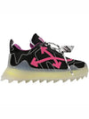 men's odd sea mesh low-top sneakers black purple - OFF WHITE - BALAAN.