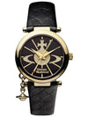 ORB Gold Watch Black - VIVIENNE WESTWOOD - BALAAN.